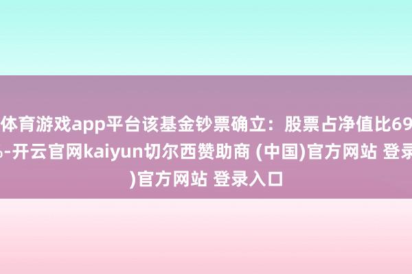 体育游戏app平台该基金钞票确立：股票占净值比69.77%-开云官网kaiyun切尔西赞助商 (中国)官方网站 登录入口